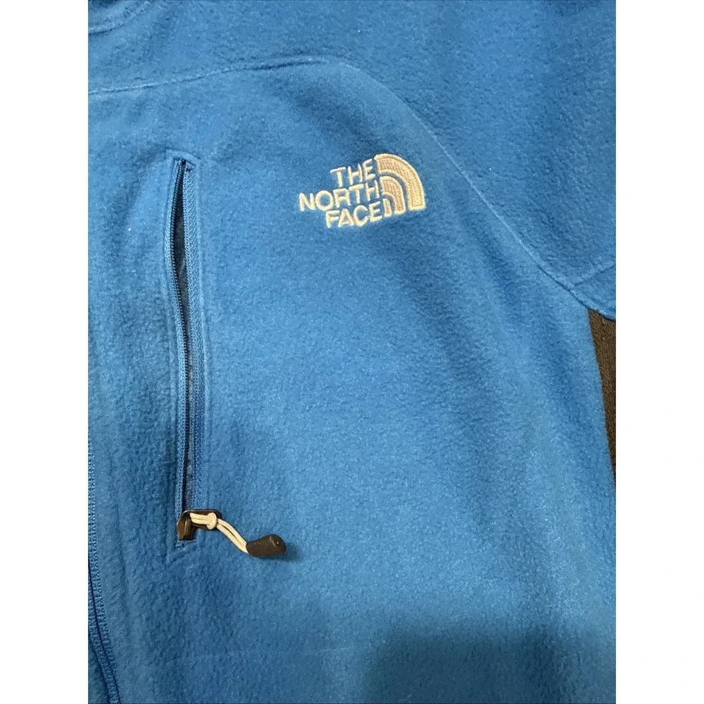 The North Face Men's Blue/Grey Full-Zip Performance Fleece Jacket Size XL